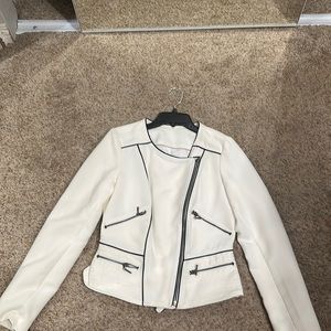 White double breasted women’s jacket